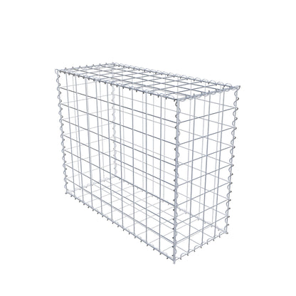 Gabion 100 cm x 80 cm x 40 cm (L x H x P), mailles 10 cm x 10 cm, spirale