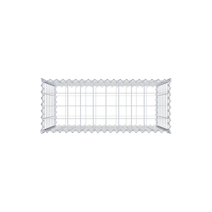 Gabion 100 cm x 80 cm x 40 cm (L x H x P), mailles 10 cm x 10 cm, spirale
