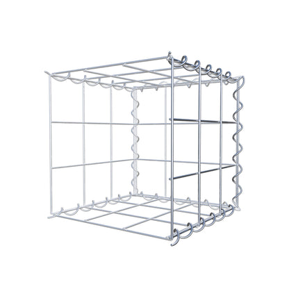 Opvokset gabion type 2 30 cm x 30 cm x 30 cm (L x H x D), maskestørrelse 10 cm x 10 cm, spiral