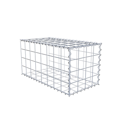 Extra gabion typ 2 80 cm x 40 cm x 40 cm (L x H x D), maskstorlek 10 cm x 10 cm, spiral