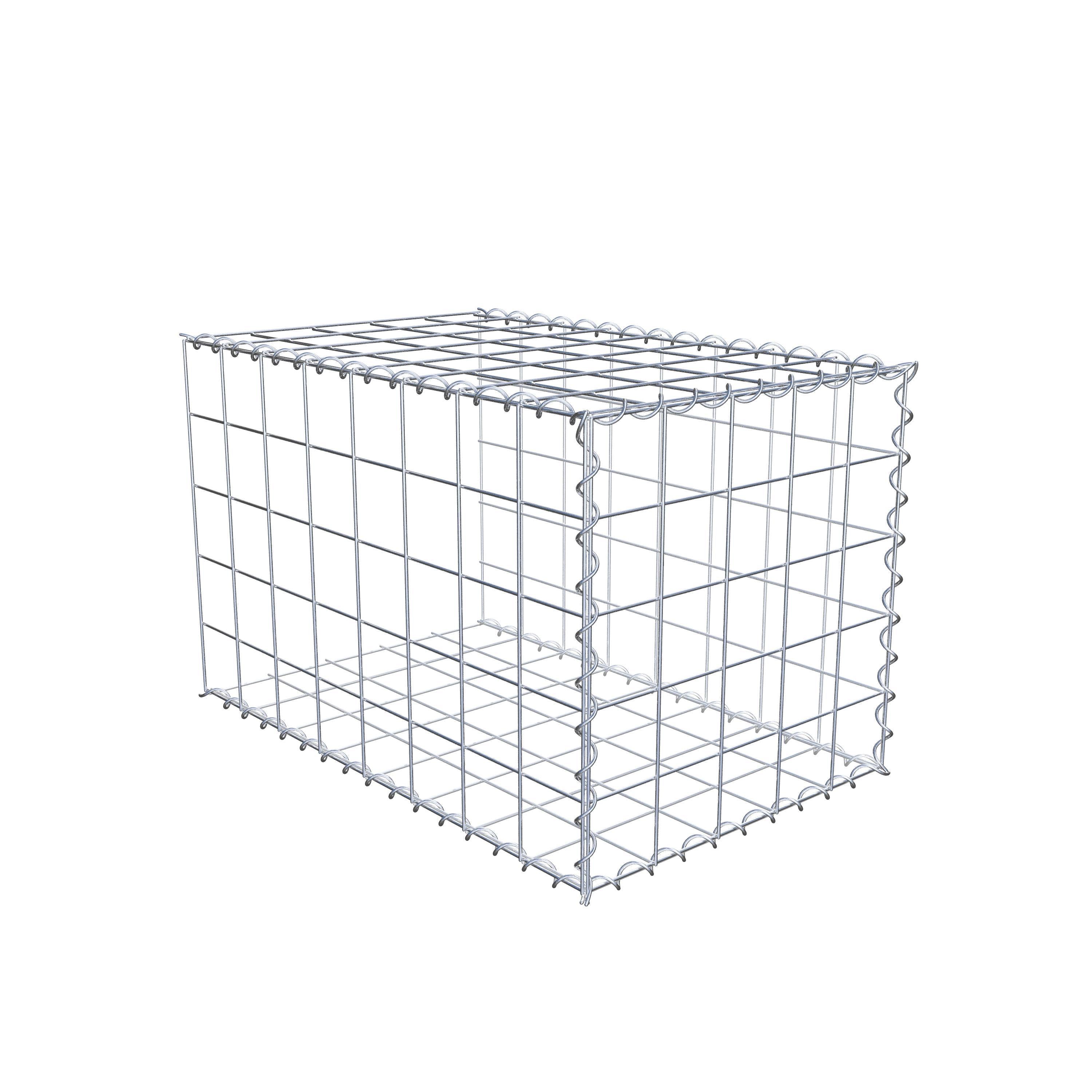 Grown-on gabion type 2 80 cm x 50 cm x 50 cm (L x H x D), mesh size 10 cm x 10 cm, spiral