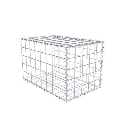 Extra gabion typ 2 80 cm x 50 cm x 50 cm (L x H x D), maskstorlek 10 cm x 10 cm, spiral