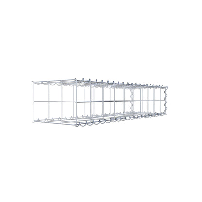 Gavión complementario tipo 2 100 cm x 20 cm x 30 cm (L x A x P), malla 10 cm x 10 cm, espiral