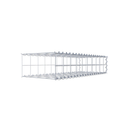 Extra gabion typ 2 100 cm x 20 cm x 40 cm (L x H x D), maskstorlek 10 cm x 10 cm, spiral