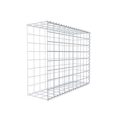 Opvokset gabion type 2 100 cm x 80 cm x 30 cm (L x H x D), maskestørrelse 10 cm x 10 cm, spiral