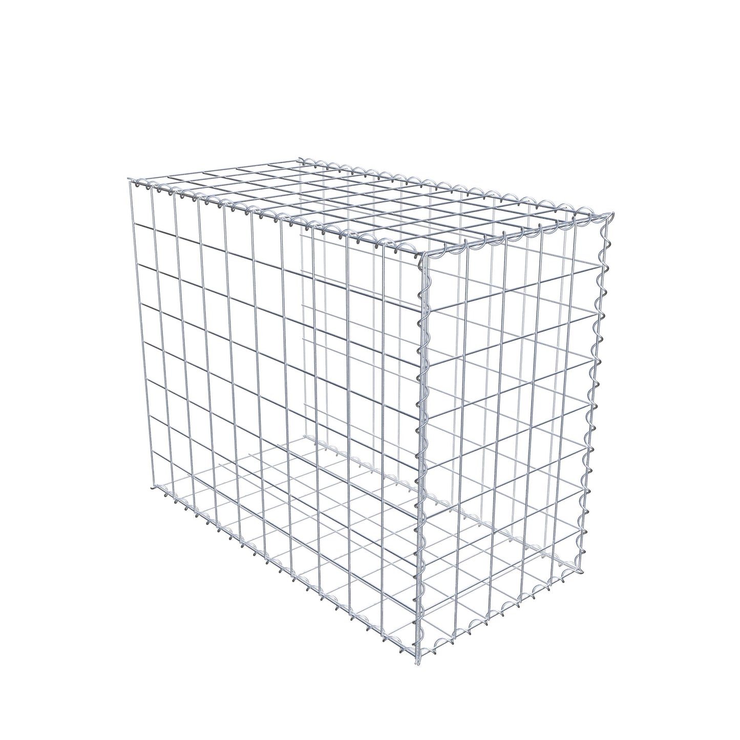 Grown-on gabion type 2 100 cm x 80 cm x 50 cm (L x H x D), mesh size 10 cm x 10 cm, spiral