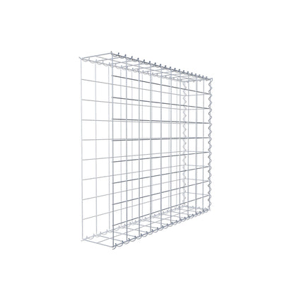 Gabbione aggiuntivo tipo 2 100 cm x 90 cm x 20 cm (L x H x P), maglia 10 cm x 10 cm, spirale