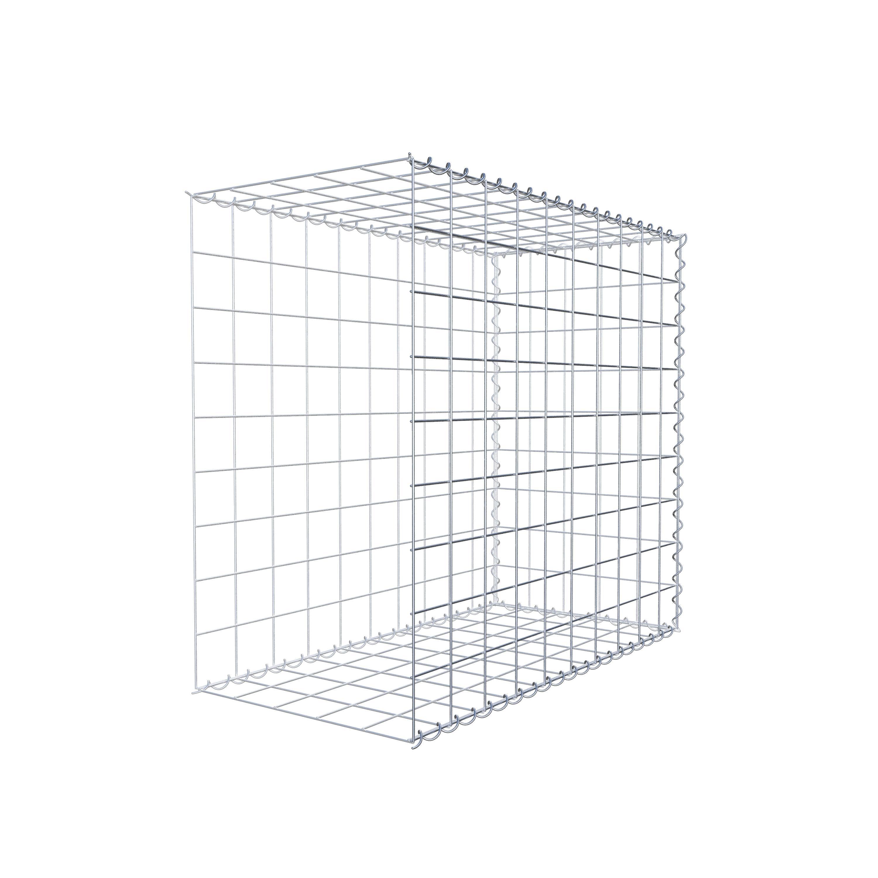 Extra gabion typ 2 100 cm x 90 cm x 50 cm (L x H x D), maskstorlek 10 cm x 10 cm, spiral
