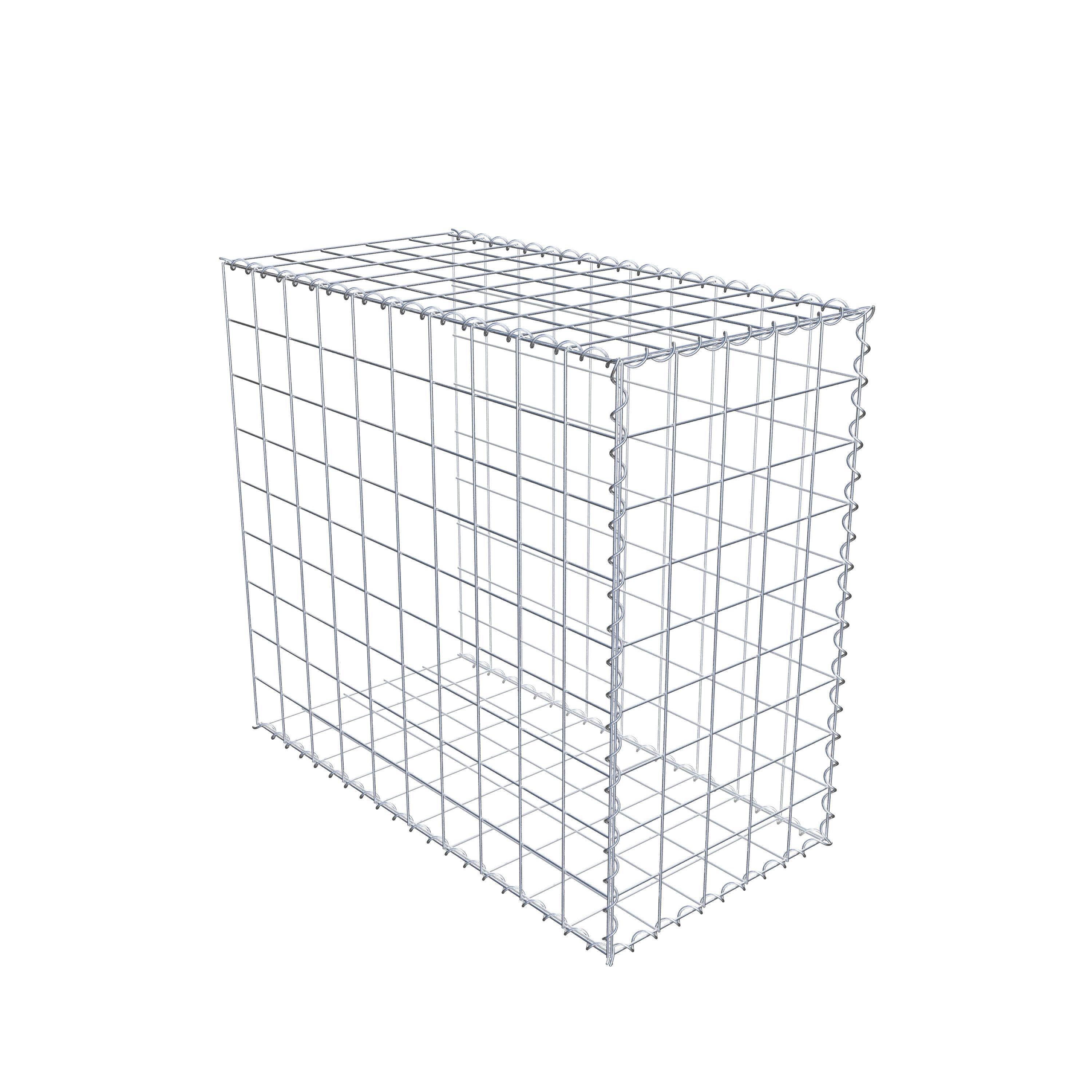 Extra gabion typ 2 100 cm x 90 cm x 50 cm (L x H x D), maskstorlek 10 cm x 10 cm, spiral