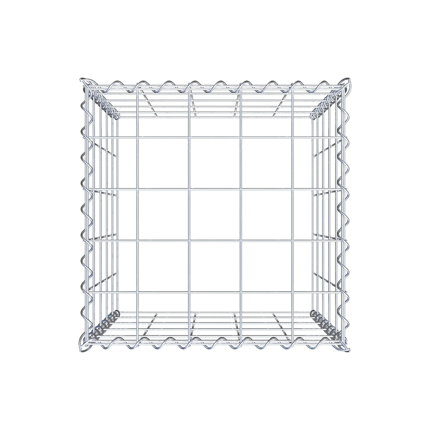 Grown-on gabion type 3 50 cm x 50 cm x 50 cm (L x H x D), mesh size 10 cm x 10 cm, spiral