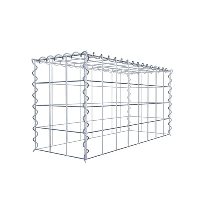 Extra gabion typ 3 80 cm x 40 cm x 30 cm (L x H x D), maskstorlek 10 cm x 10 cm, spiral