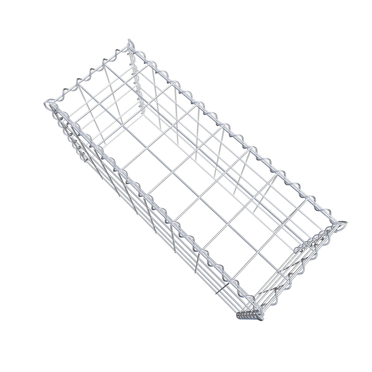 Extra gabion typ 3 80 cm x 40 cm x 30 cm (L x H x D), maskstorlek 10 cm x 10 cm, spiral