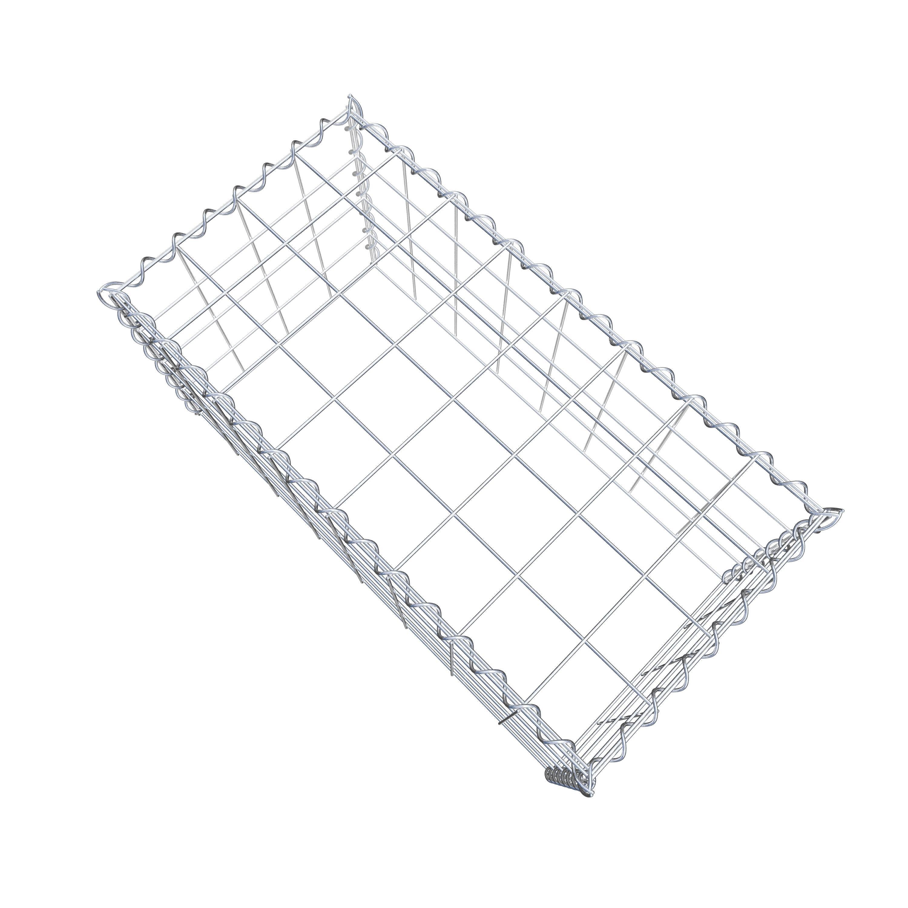 Opvokset gabion type 3 80 cm x 40 cm x 40 cm (L x H x D), maskestørrelse 10 cm x 10 cm, spiral