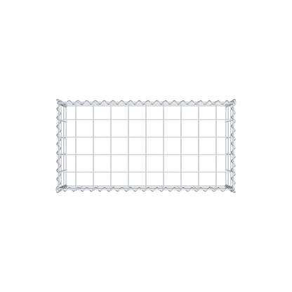 Anbaugabione Typ 3 100 cm x 30 cm x 50 cm (L x H x T), Maschenweite 10 cm x 10 cm, Spirale