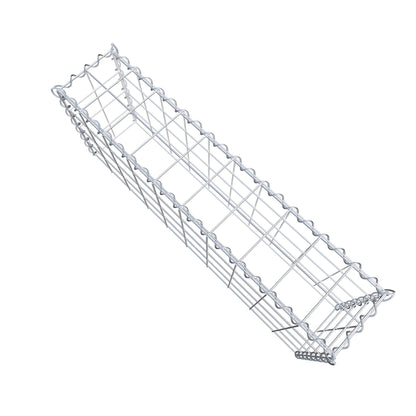 Gavión complementario tipo 3 100 cm x 40 cm x 20 cm (L x A x P), malla 10 cm x 10 cm, espiral