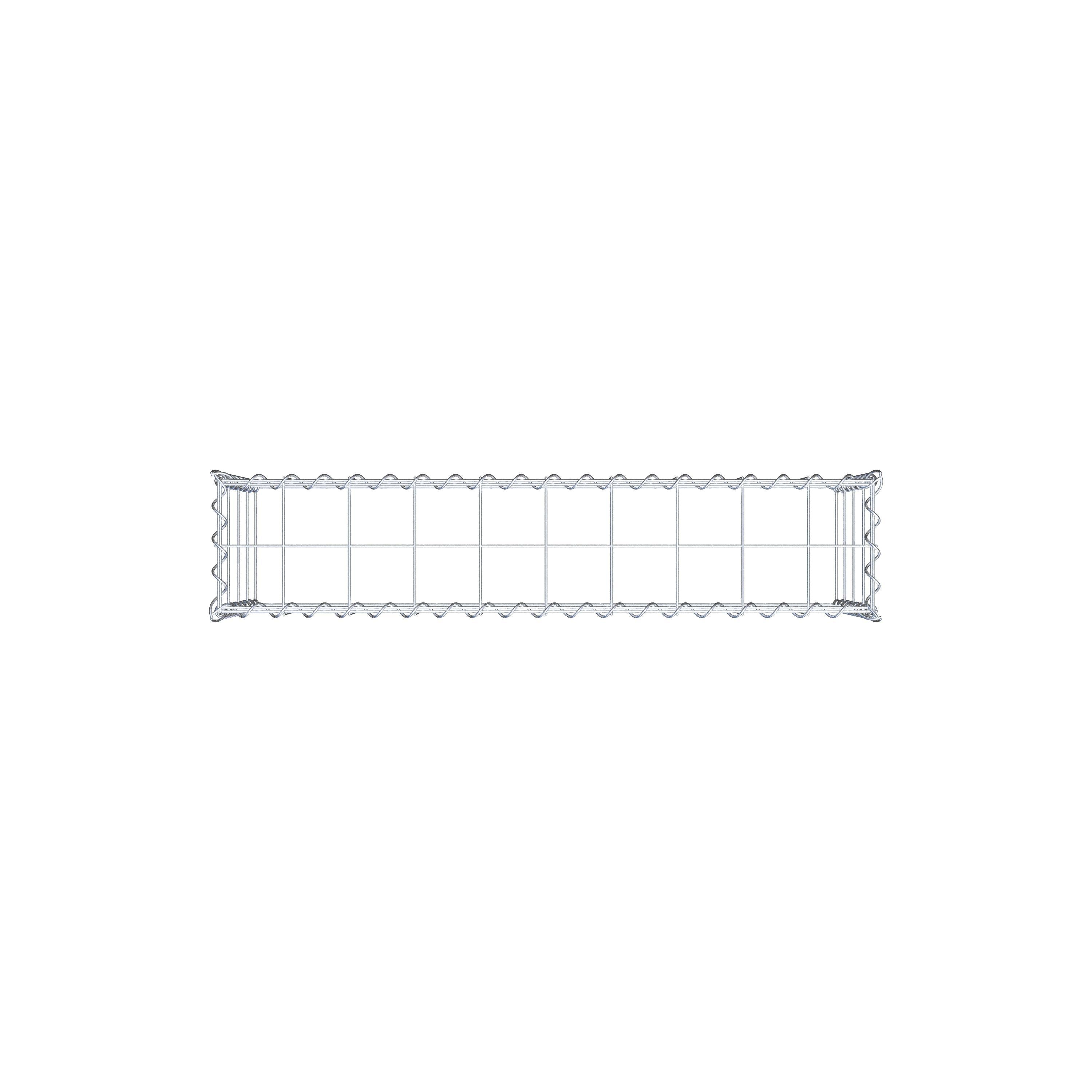 Anbaugabione Typ 3 100 cm x 40 cm x 20 cm (L x H x T), Maschenweite 10 cm x 10 cm, Spirale