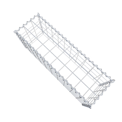 Gabion rapporté type 3 100 cm x 40 cm x 30 cm (L x H x P), mailles 10 cm x 10 cm, spirale