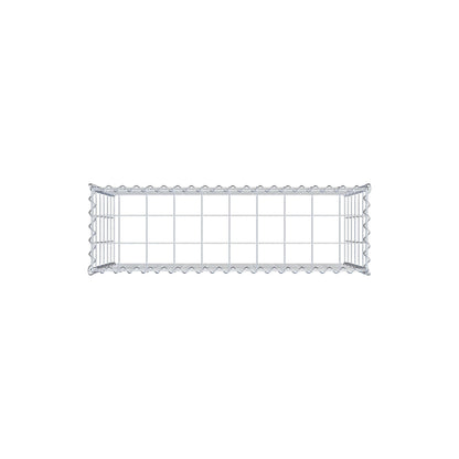 Anbaugabione Typ 3 100 cm x 60 cm x 30 cm (L x H x T), Maschenweite 10 cm x 10 cm, Spirale