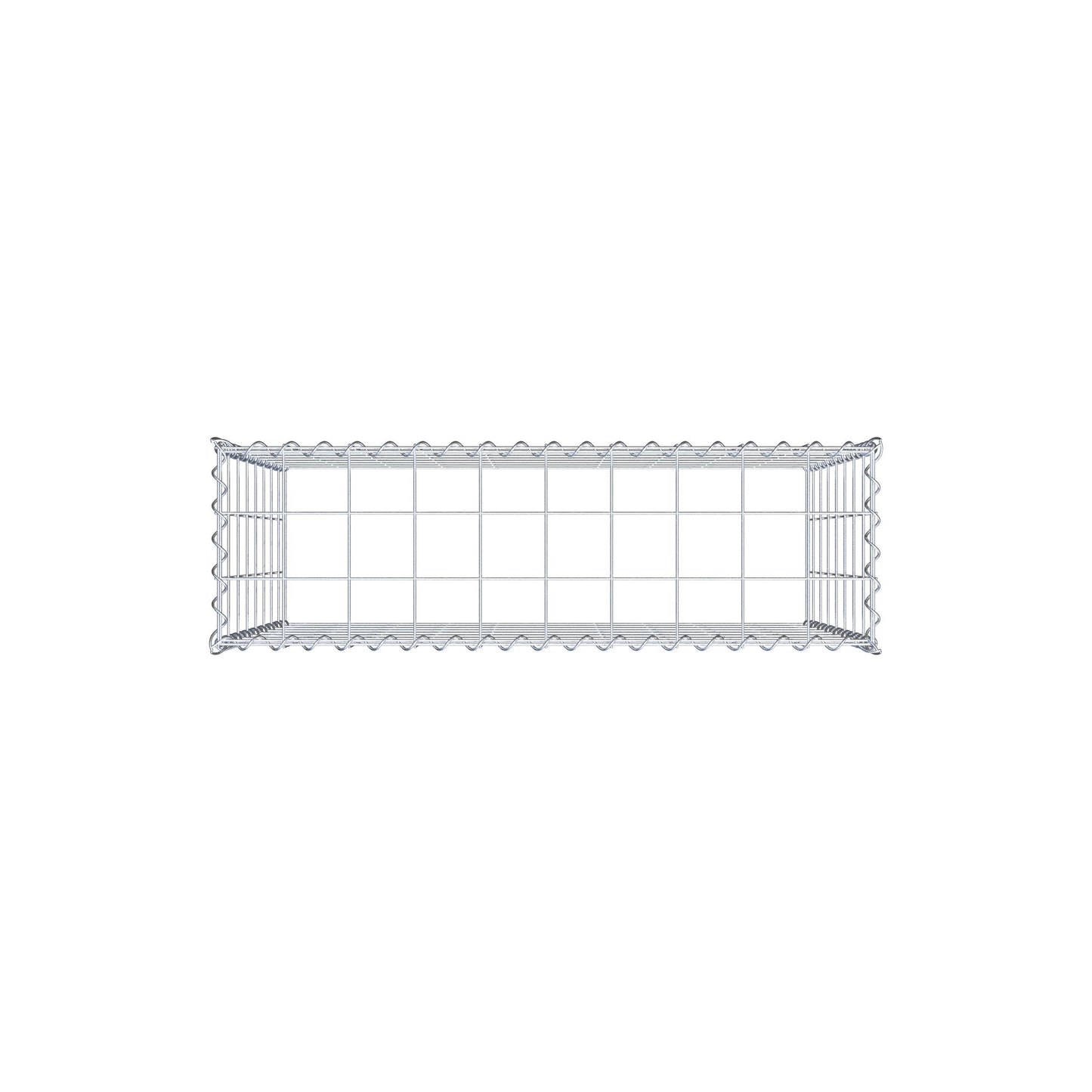 Gabbione aggiuntivo tipo 3 100 cm x 80 cm x 30 cm (L x A x P), maglia 10 cm x 10 cm, spirale