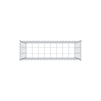 Gabbione aggiuntivo tipo 3 100 cm x 80 cm x 30 cm (L x A x P), maglia 10 cm x 10 cm, spirale