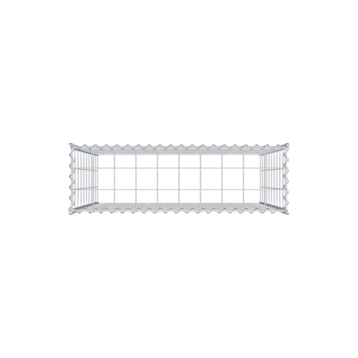 Gavión complementario tipo 3 100 cm x 100 cm x 30 cm (L x A x P), malla 10 cm x 10 cm, espiral