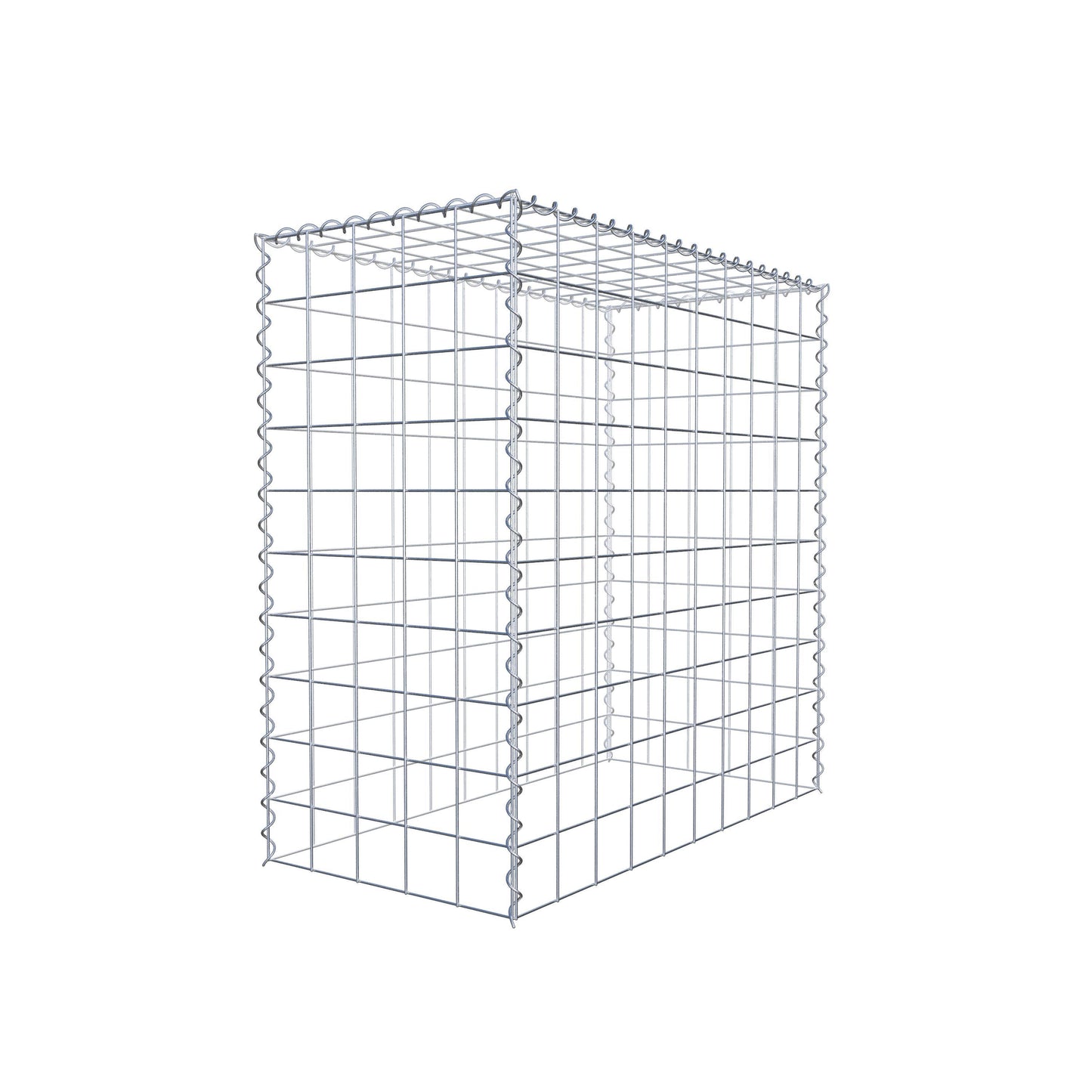 Grown-on gabion type 3 100 cm x 100 cm x 50 cm (L x H x D), mesh size 10 cm x 10 cm, spiral