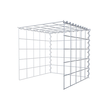 Anbaugabione Typ 4 50 cm x 50 cm x 50 cm (L x H x T), Maschenweite 10 cm x 10 cm, Spirale