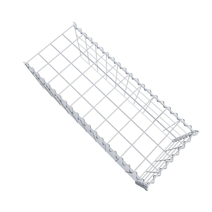 Gabion rapporté type 4 100 cm x 40 cm x 40 cm (L x H x P), mailles 10 cm x 10 cm, spirale