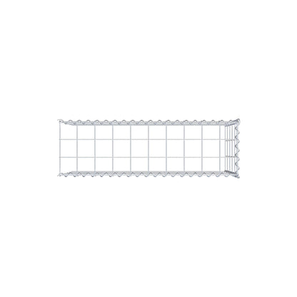 Gabbione aggiuntivo tipo 4 100 cm x 50 cm x 30 cm (L x A x P), maglia 10 cm x 10 cm, spirale