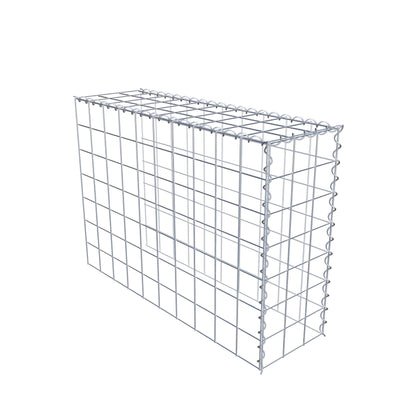 Gabion rapporté type 4 100 cm x 70 cm x 30 cm (L x H x P), mailles 10 cm x 10 cm, spirale