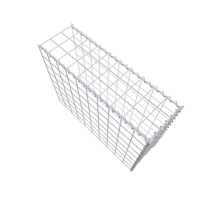 Påväxt gabion typ 4 100 cm x 80 cm x 30 cm (L x H x D), maskstorlek 10 cm x 10 cm, spiral