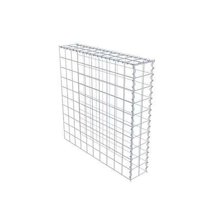 Grown-on gabion type 4 100 cm x 100 cm x 20 cm (L x H x D), mesh size 10 cm x 10 cm, spiral