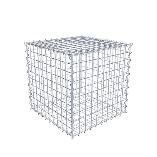 Gabion 50 cm x 50 cm x 50 cm (L x H x P), mailles 5 cm x 5 cm, spirale
