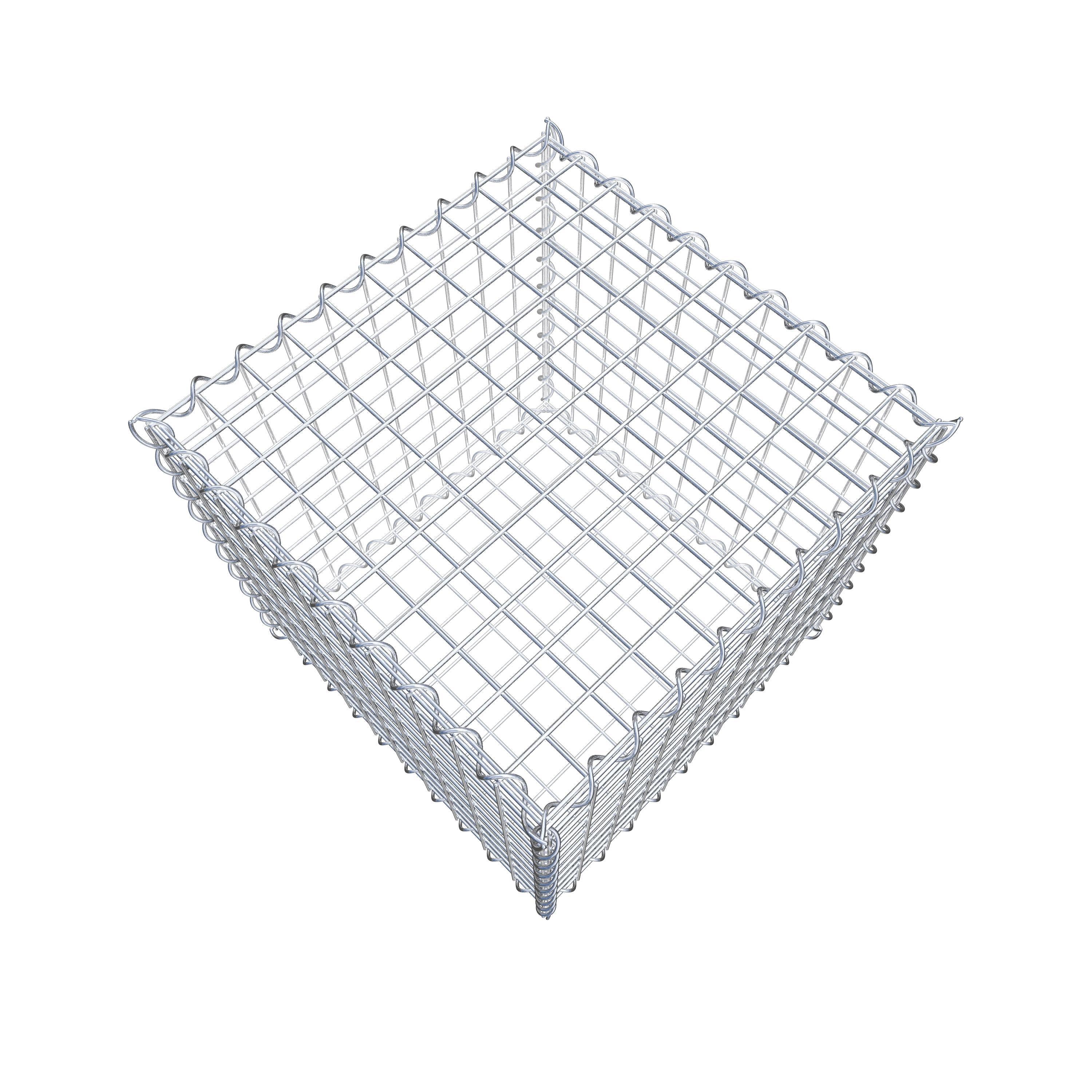 Gabion 50 cm x 50 cm x 50 cm (L x H x D), maskstorlek 5 cm x 5 cm, spiral