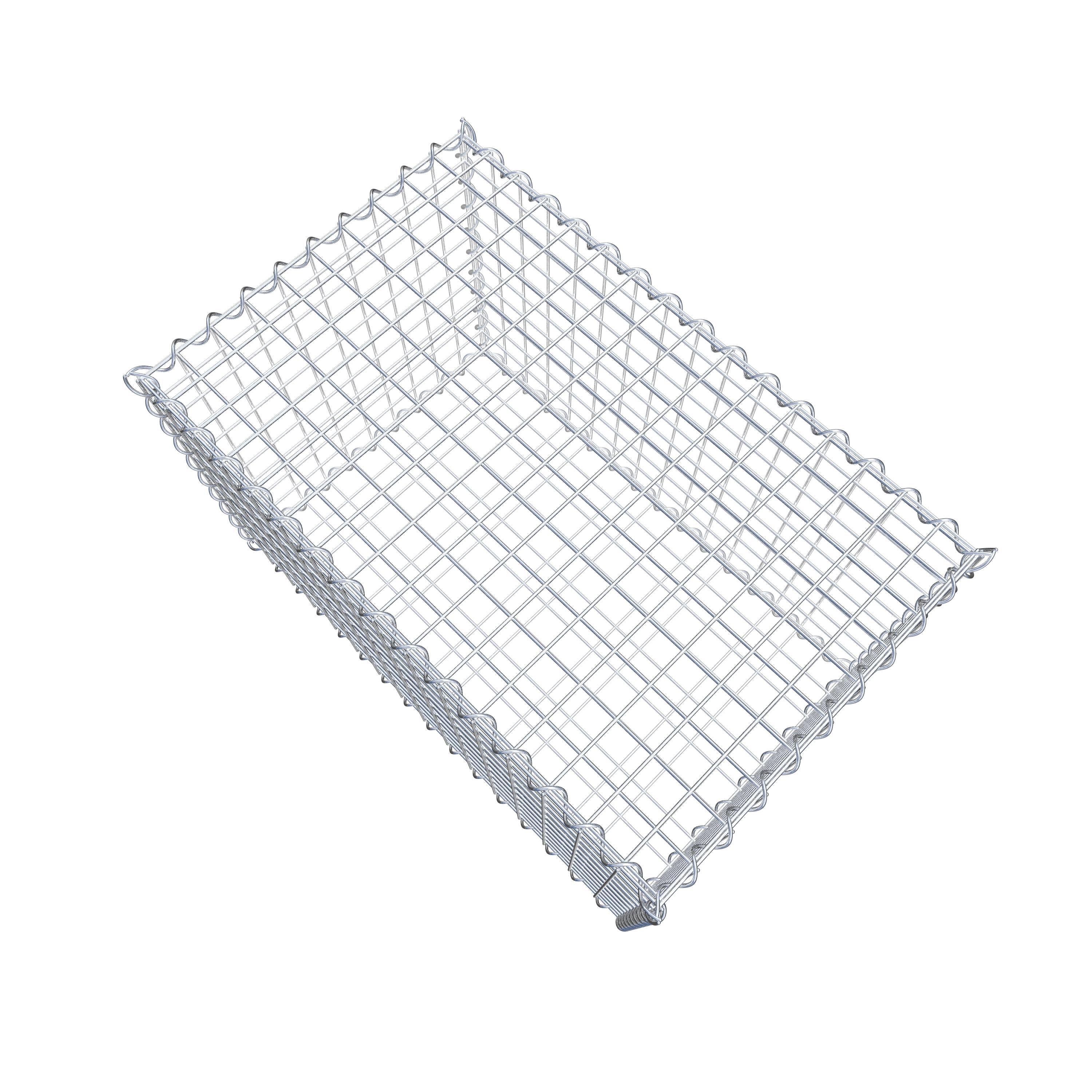 Gabion 80 cm x 50 cm x 50 cm (L x H x D), maskestørrelse 5 cm x 5 cm, spiral