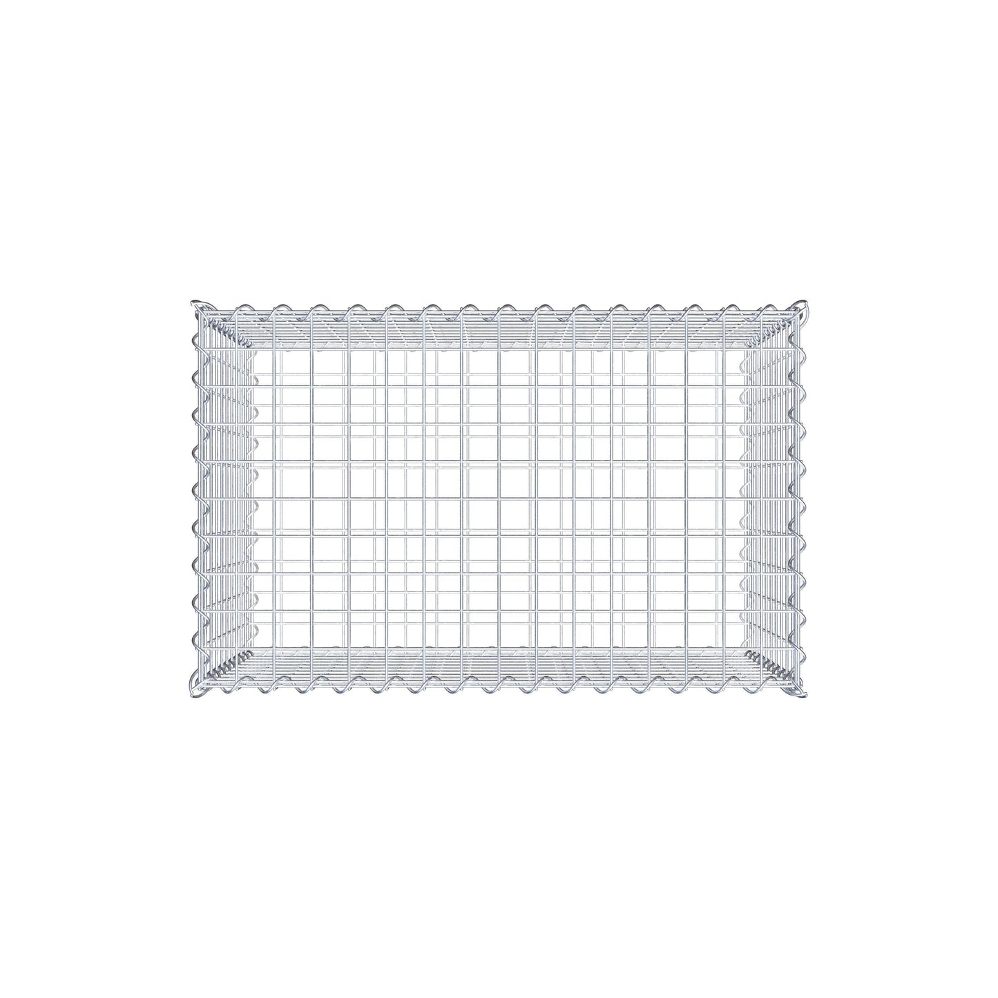 Gabbione 80 cm x 50 cm x 50 cm (L x H x P), maglia 5 cm x 5 cm, spirale