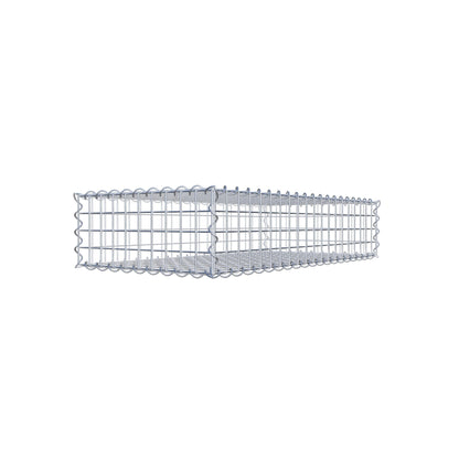 Gabion 100 cm x 20 cm x 50 cm (L x H x D), mesh size 5 cm x 5 cm, spiral