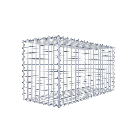 Gabion 100 cm x 50 cm x 40 cm (L x H x P), mailles 5 cm x 5 cm, spirale