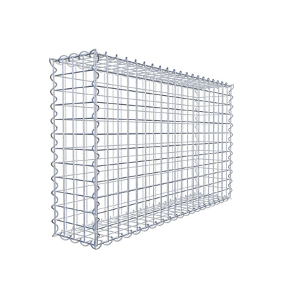 Gabion 100 cm x 60 cm x 20 cm (L x H x P), mailles 5 cm x 5 cm, spirale