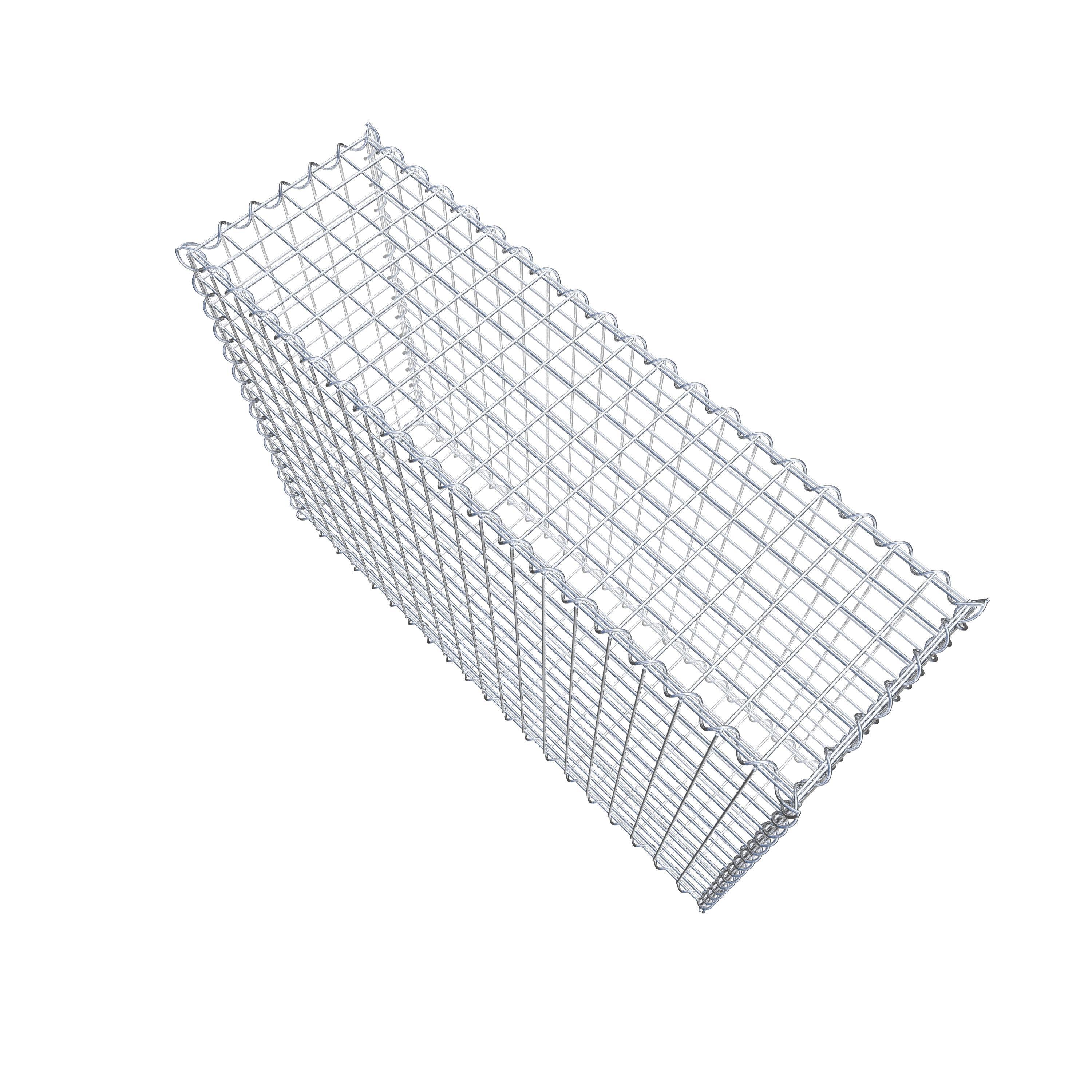 Gabion 100 cm x 70 cm x 30 cm (L x H x D), maskestørrelse 5 cm x 5 cm, spiral