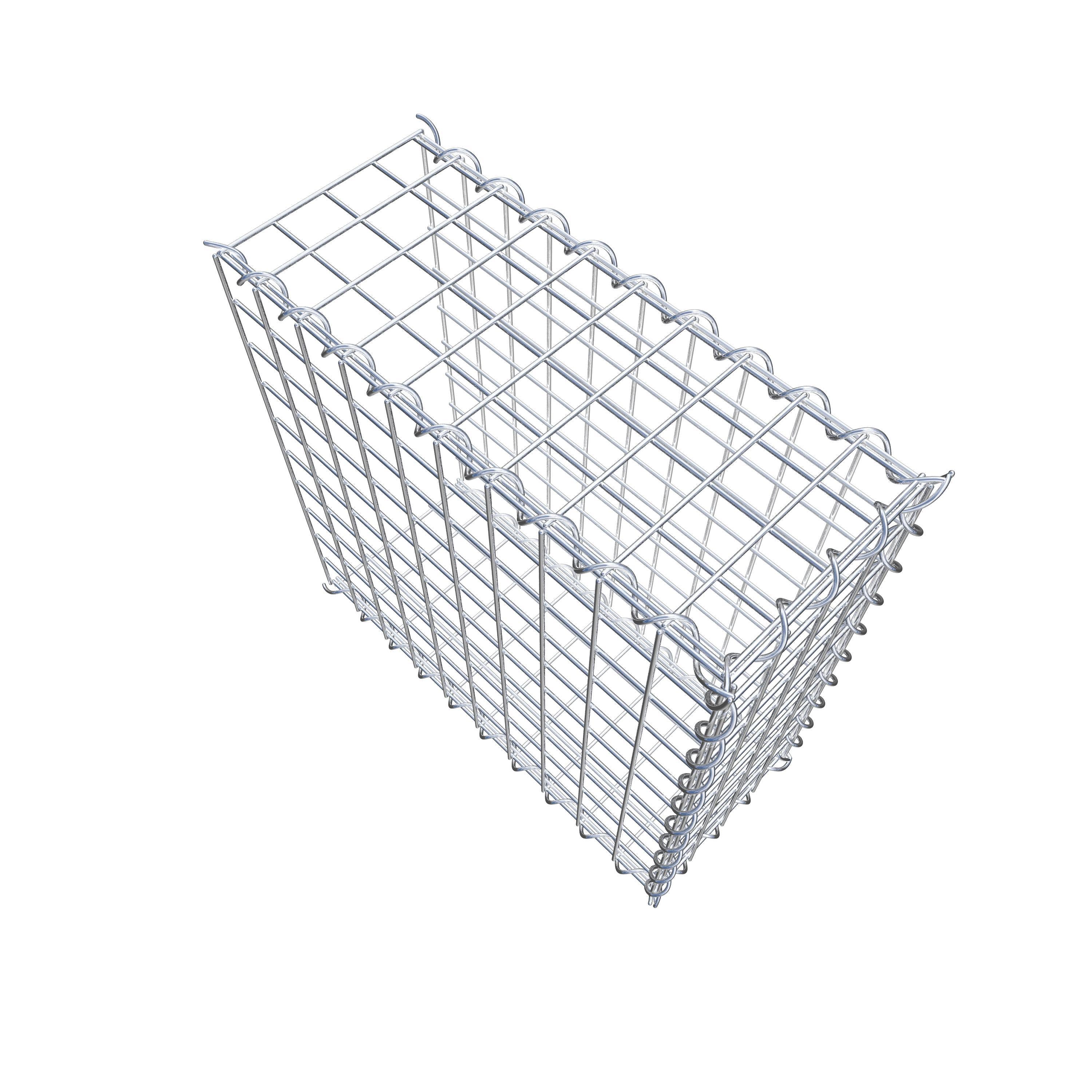 Grown-on gabion type 2 50 cm x 50 cm x 20 cm (L x H x D), mesh size 5 cm x 5 cm, spiral