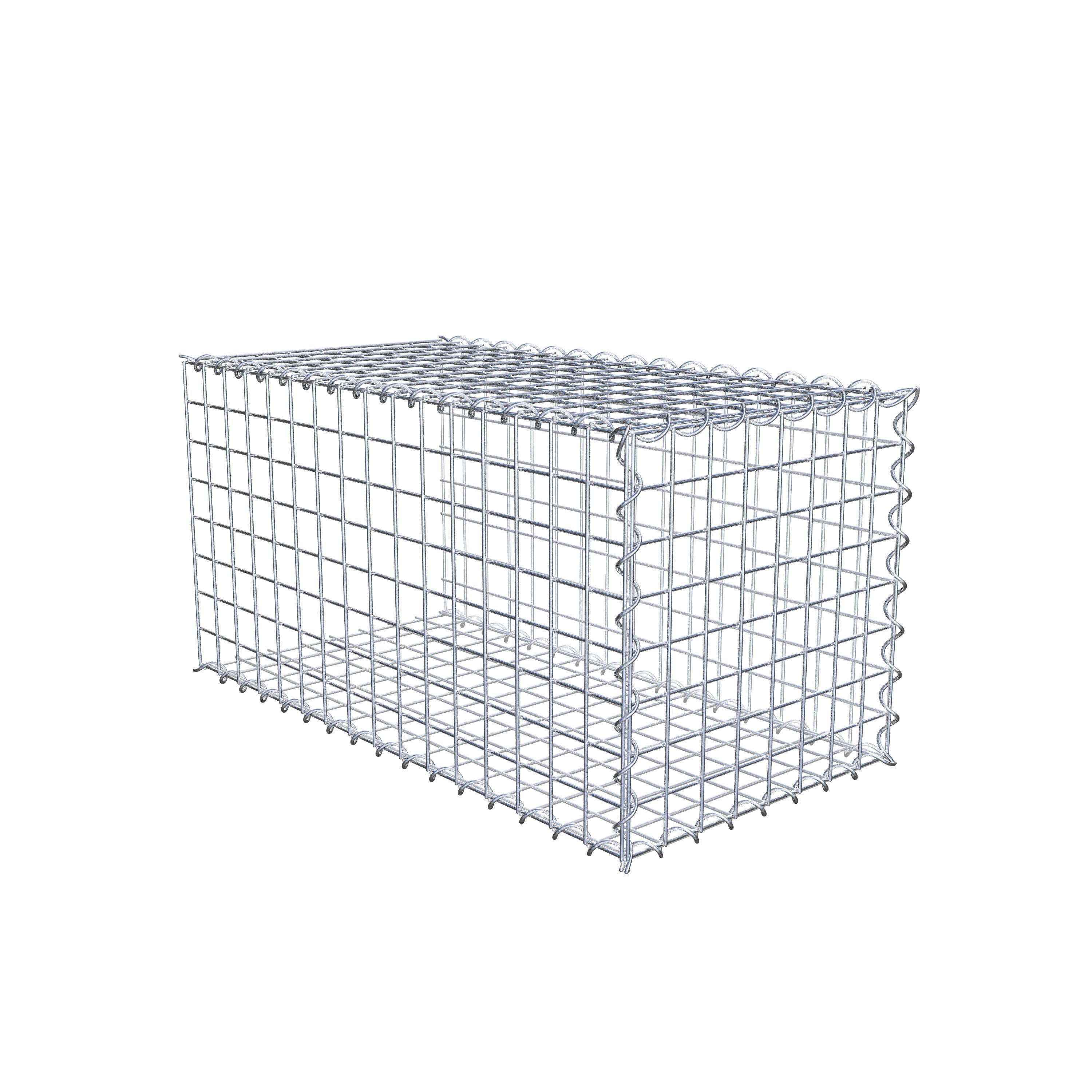 Grown-on gabion type 2 80 cm x 40 cm x 40 cm (L x H x D), mesh size 5 cm x 5 cm, spiral