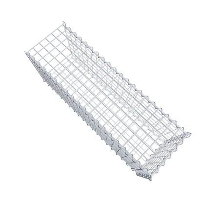 Påväxt gabion typ 2 100 cm x 40 cm x 30 cm (L x H x D), maskstorlek 5 cm x 5 cm, spiral