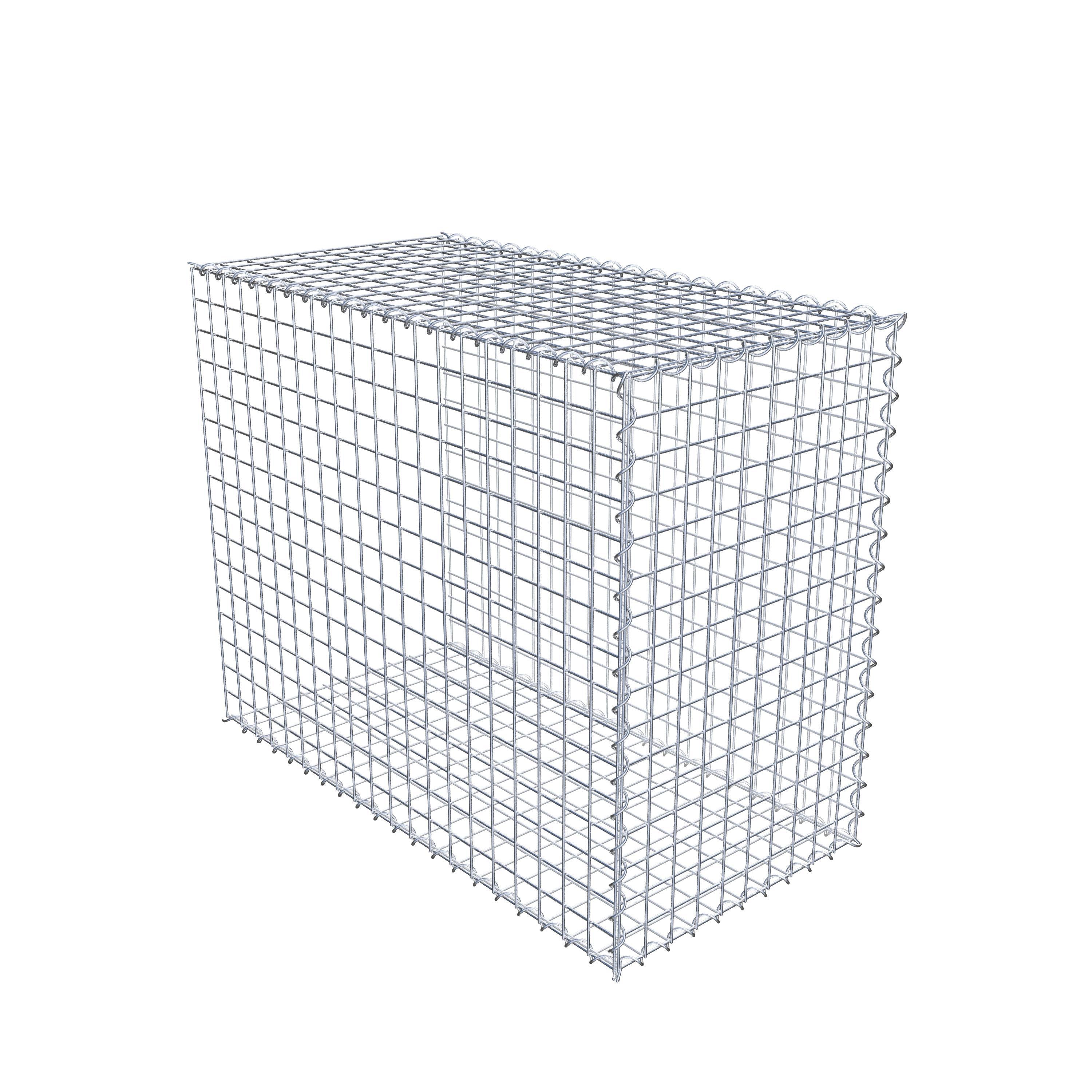 Grown-on gabion type 2 100 cm x 80 cm x 50 cm (L x H x D), mesh size 5 cm x 5 cm, spiral