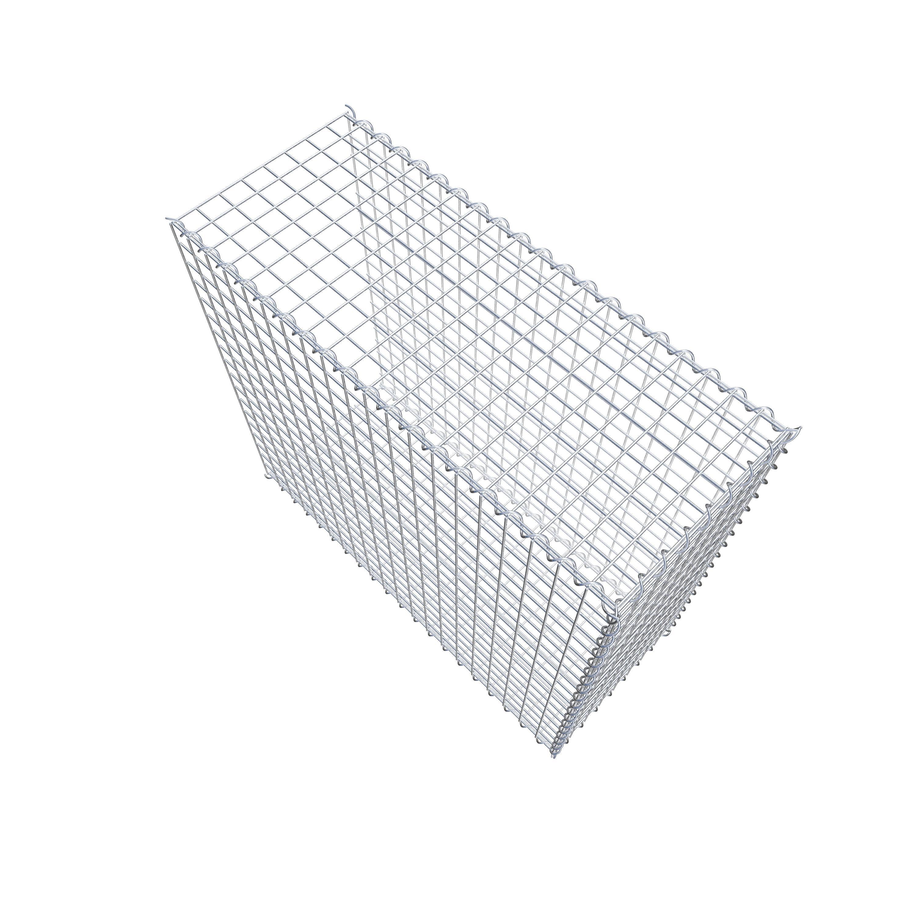 Grown-on gabion type 2 100 cm x 90 cm x 40 cm (L x H x D), mesh size 5 cm x 5 cm, spiral