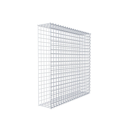 Opvokset gabion type 2 100 cm x 100 cm x 20 cm (L x H x D), maskestørrelse 5 cm x 5 cm, spiral