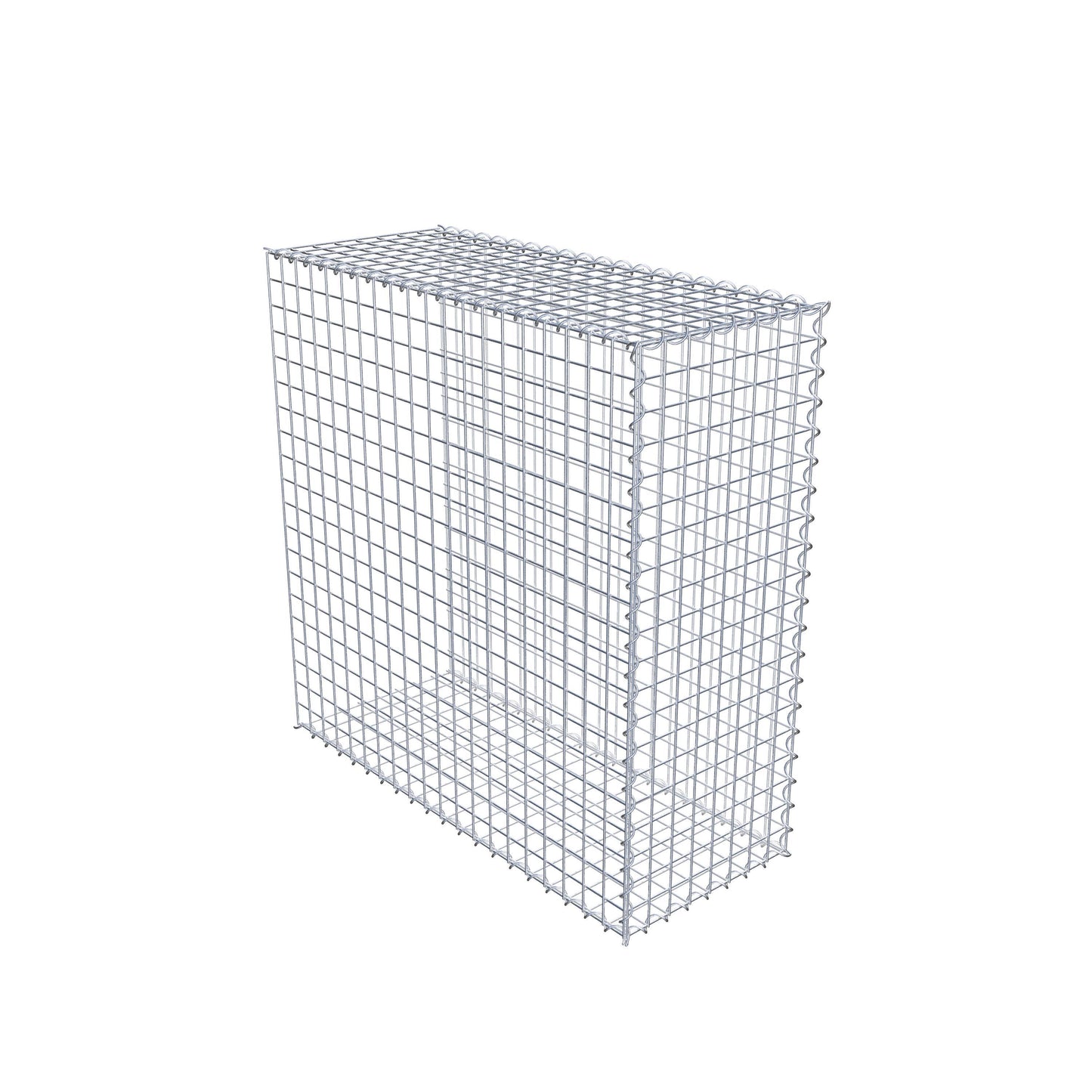 Gavión complementario tipo 2 100 cm x 100 cm x 40 cm (L x A x P), malla 5 cm x 5 cm, espiral