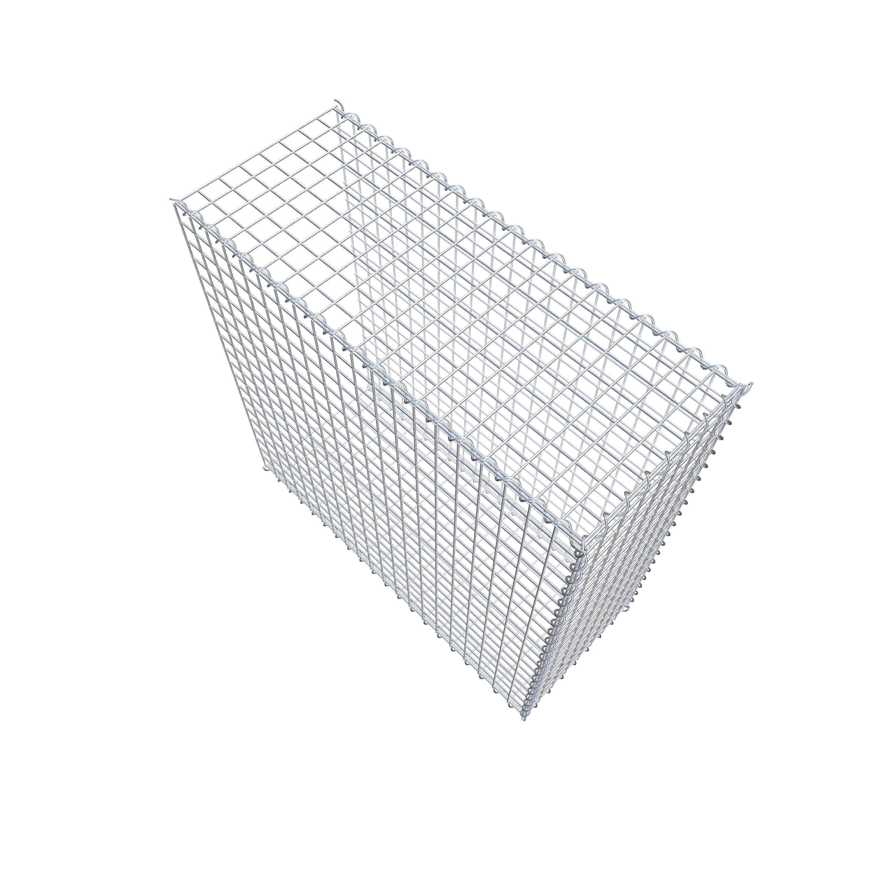 Grown-on gabion type 2 100 cm x 100 cm x 40 cm (L x H x D), mesh size 5 cm x 5 cm, spiral