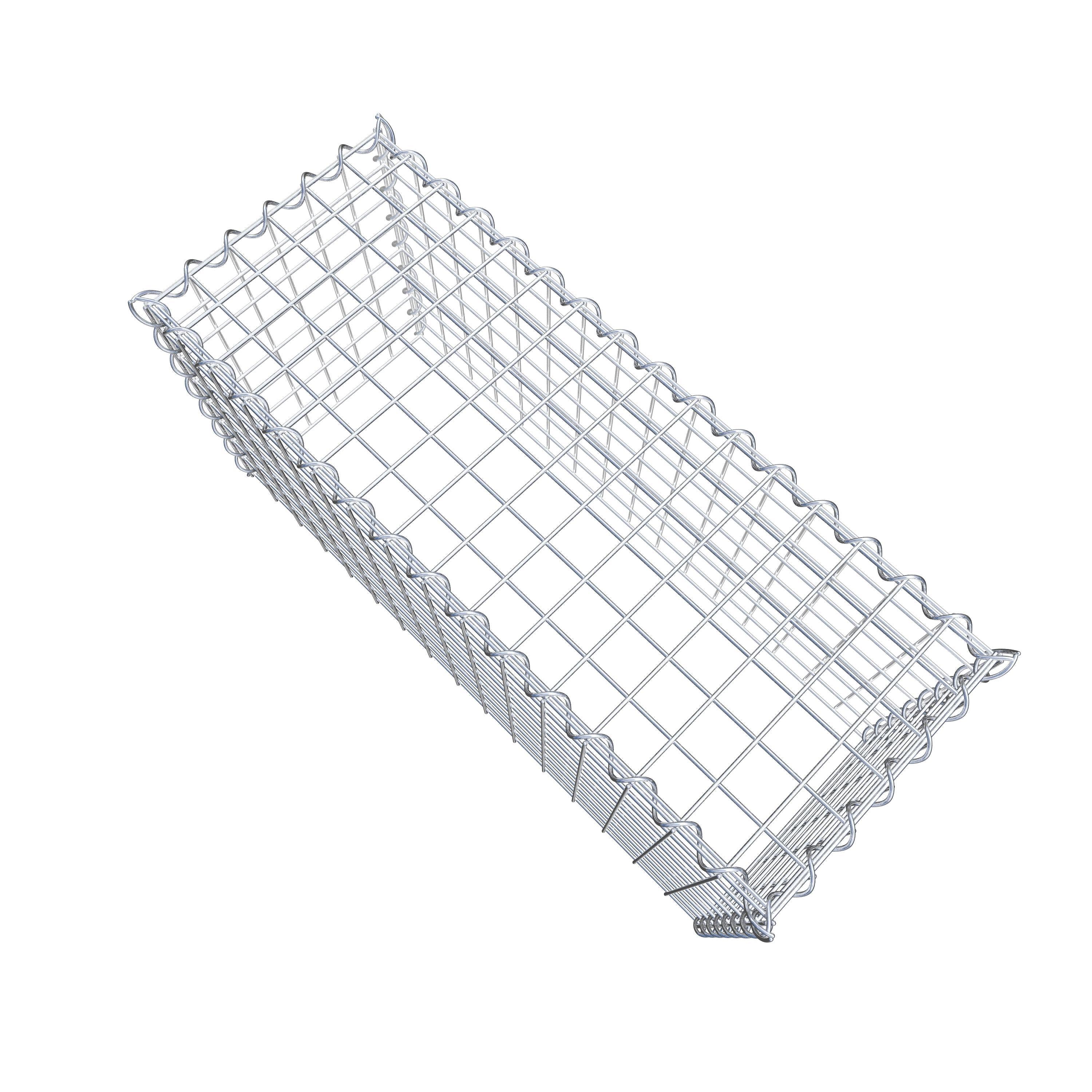 Grown-on gabion type 3 80 cm x 40 cm x 30 cm (L x H x D), mesh size 5 cm x 5 cm, spiral