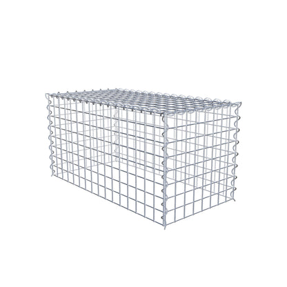 Extra gabion typ 3 80 cm x 40 cm x 40 cm (L x H x D), maskstorlek 5 cm x 5 cm, spiral